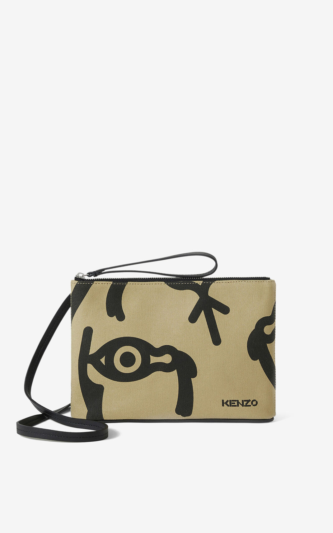 Kenzo Arc with gusset Bolso De Mano Mujer Beige | 1723089-MW